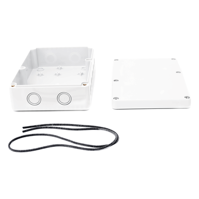 Gabinete Plástico para Exterior / IP65 / 180 x 125 x 57 mm / 16 Entradas de Cableado / -20 a 60 °C / ABS - Imagen 10