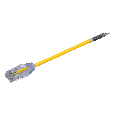 Cable de Parcheo UTP Cat6 / 28AWG Diámetro Reducido / 7.62 m (25 ft) / 250 MHz / Doble Clasificación CM/LSZH / PoE IEEE 802.3bt