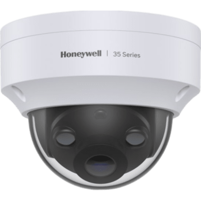 Cámara Mini Domo IP / 8 MP / Lente Fijo 2.8 mm / WDR 120 dB / IR 40 m / IP66 IP67 IK10 / PoE / NDAA