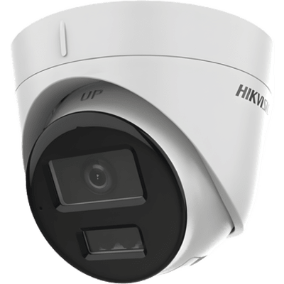 Cámara Turret IP / 4 Megapixel / Dual Light 30 m (98.4 ft) / Lente 2.8 mm / AcuSense Lite / Audio Integrado / IP67 / PoE