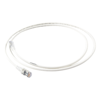 Patch Cord Cat6A Blindado / S/FTP / 28 AWG / 1.52 m (5 ft) / Diámetro 5.5 mm / Color Blanco