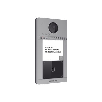 Videoportero IP 2 Megapixel / Llamada y Apertura Remota desde App Hik-Connect / PoE / Exterior IP65 + Antivandalico IK08 / 1 Departamento / Apertura con Tarjeta / Soporta 2 Puertas y hasta 6 Monitores - Imagen 4