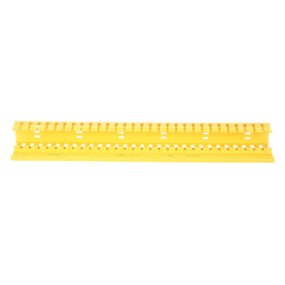 Kit de Administrador de Cables Vertical FiberRunner 2X2, Incluye Soportes de Montaje y Accesorios, Color Amarillo - Imagen 7