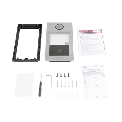 Videoportero IP 2 Megapixel / Llamada y Apertura Remota desde App Hik-Connect / PoE / Exterior IP65 + Antivandalico IK08 / 1 Departamento / Apertura con Tarjeta / Soporta 2 Puertas y hasta 6 Monitores - Imagen 6
