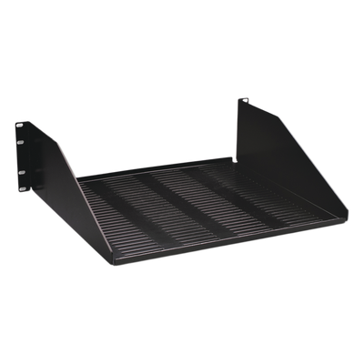 Charola para Rack / Ventilada / 3UR / Aluminio 2.5mm / 22.7kg / 438mm / 19in