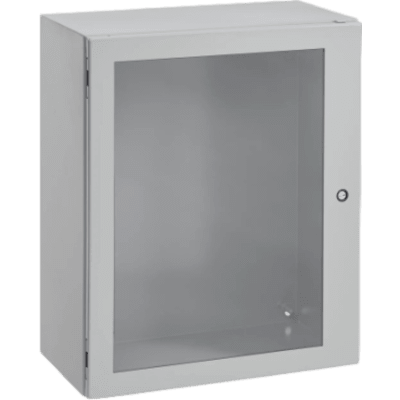 Gabinete Eléctrico de Control (Línea Concept) de 508x508x203 mm NEMA 4/12, Acero Color Gris Claro