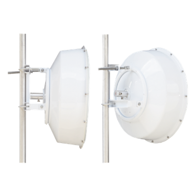 Antena direccional / 30 dBi / 4.9-6.4 GHz / Plato profundo / 0.6m (2 ft) / N-Hembra / -55° a +70°C