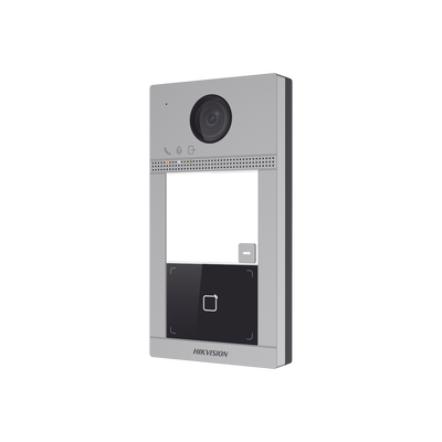 Videoportero IP 2 Megapixel / Llamada y Apertura Remota desde App Hik-Connect / PoE / Exterior IP65 + Antivandalico IK08 / 1 Departamento / Apertura con Tarjeta / Soporta 2 Puertas y hasta 6 Monitores - Imagen 5