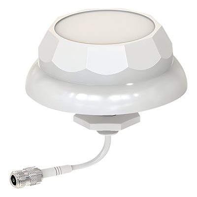 Antena domo / 2.4 GHz / 3 dBi / N-hembra / 11.9 x 5.3 cm / 210 km/h viento / 0.39 x 0.17 ft