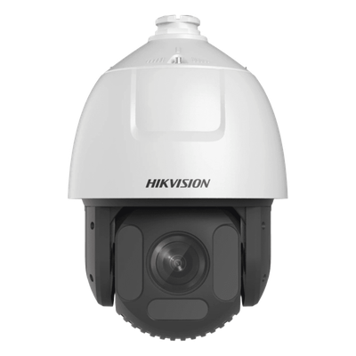 Domo PTZ IP / 4 MP / 45X Zoom / 300 m IR / 984 pies IR / WDR 120 dB / EIS / Deep Learning / IP66 / Hi-PoE