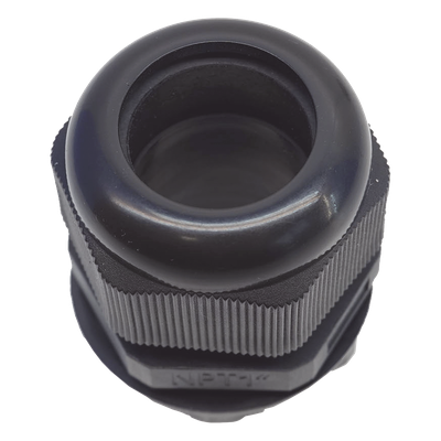Conector Glándula Plástico / Rosca NPT 1" (25.4 mm) / Rango de Cable 16-22 mm / Color Negro / 7 Dimensiones Precisas - Imagen 4