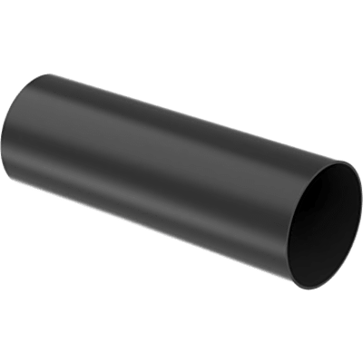 Tubo termo retráctil de pared delgada Dry-shrink, color negro, 1.2 mts.