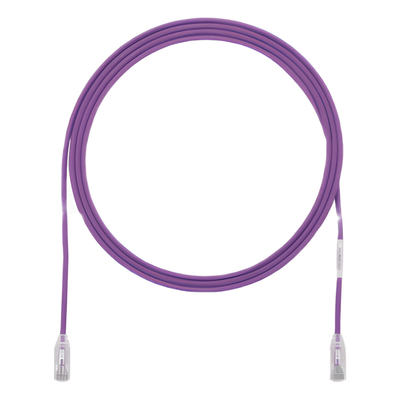 Cable de Parcheo UTP Cat6 / 28 AWG / 7.62 m (25 ft) / Diámetro Reducido 3.8 mm / Doble Clasificación CM/LSZH / PoE hasta 90W