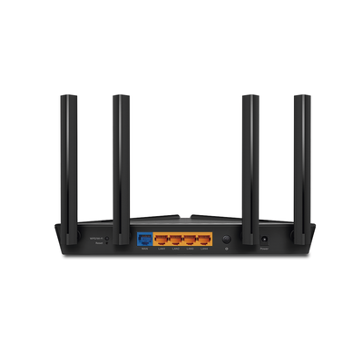 Router WiFi 6 de Doble Banda / AX 3000 Mbps / 4 Puertos LAN Gigabit / 4 Antenas de Alto Rendimiento / 0.85 x 0.44 x 0.14 pies - Imagen 4