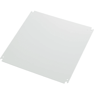 Panel de Montaje Concept / Acero Dulce / 14.2x14.2 in (361x361 mm) / Blanco / Calibre 12ga / para Gabinete 16x16 in