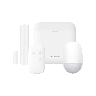 (AX PRO) KIT de Alarma Demo AX PRO / Incluye: 1 Hub / 1 Sensor PIR / 1 Contacto Magnético / 1 Control Remoto / WiFi / Compatible con Hik-Connect P2P