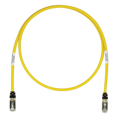 Patch Cord / Cat6A Blindado S/FTP / 26 AWG / CM/LSZH / 0.91 m (3 ft) / 500 MHz / Amarillo