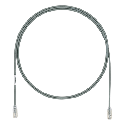 Cable de Parcheo UTP / Cat6A / 28AWG / CM-LSZH / 0.61 m (2 pies) / Gris
