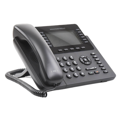 Teléfono IP Empresarial / 12 Líneas / 6 Cuentas SIP / Pantalla LCD Color 4.3 pulgadas / Bluetooth / Dual Gigabit / PoE / 48 Teclas BLF Programables - Imagen 4