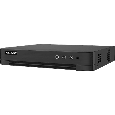 DVR Pentahíbrido / 12 Canales Totales / 8 TurboHD + 4 IP / 3K Lite / Audio Bidireccional Coaxitron / AcuSense / 1 Bahía HDD 10 TB