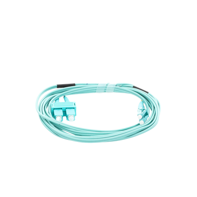Jumper de Fibra Óptica / Multimodo OM3 50/125 / LC-SC Dúplex / OFNR Riser / 2.0 mm / 3 m (9.84 pies) / Aqua - Imagen 6