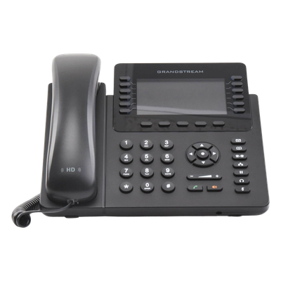 Teléfono IP Empresarial / 12 Líneas / 6 Cuentas SIP / Pantalla LCD Color 4.3 pulgadas / Bluetooth / Dual Gigabit / PoE / 48 Teclas BLF Programables - Imagen 5