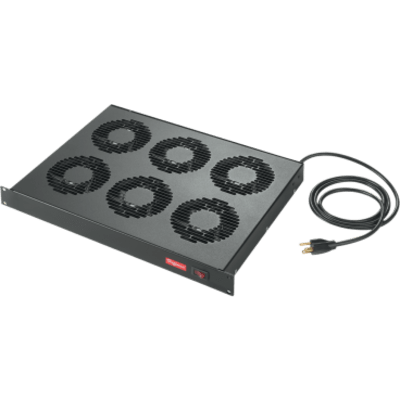 Ventilador Axial Compacto, de 4 Pulgadas, 100 CFM, 115 Vca, De Acero, Color Negro