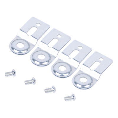 Kit de Sujeción a Pared / Capacidad 50 kg / Acero con Tratamiento Electrolítico / 4 Puntos de Fijación